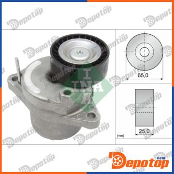 Galet tendeur de courroie d'accessoire pour CITROEN | Schaeffler INA 534 0658 10